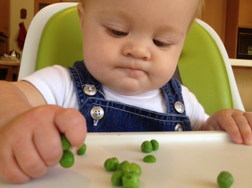 Eloise LOVES Peas!